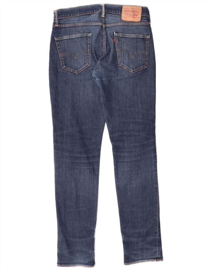 LEVI'S Mens 511 Slim Jeans W32 L32  Blue Cotton