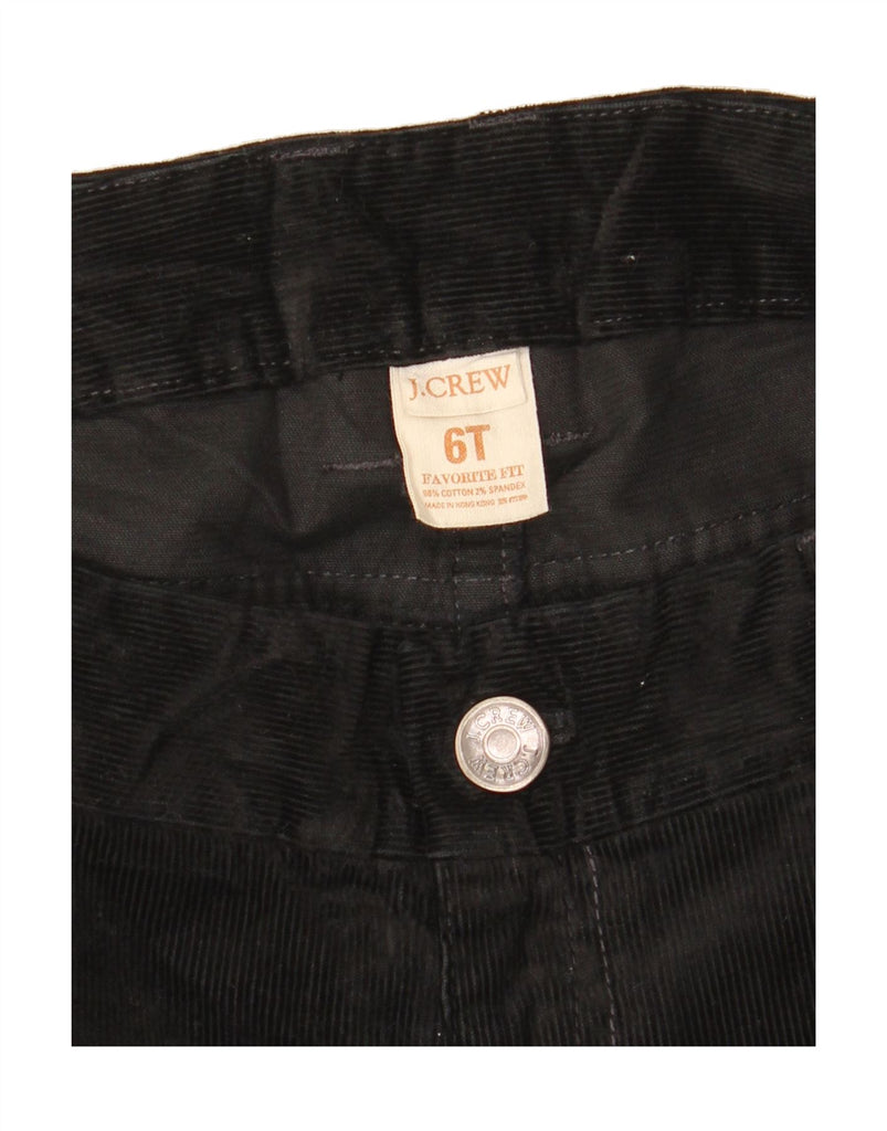 J. CREW Womens Bootcut Corduroy Trousers US 6 Medium W30 L34 Black Cotton Vintage J. Crew and Second-Hand J. Crew from Messina Hembry 