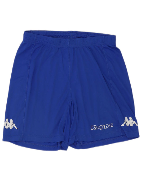 Kappa Mens Graphic Sport Shorts Medium Blue Polyester