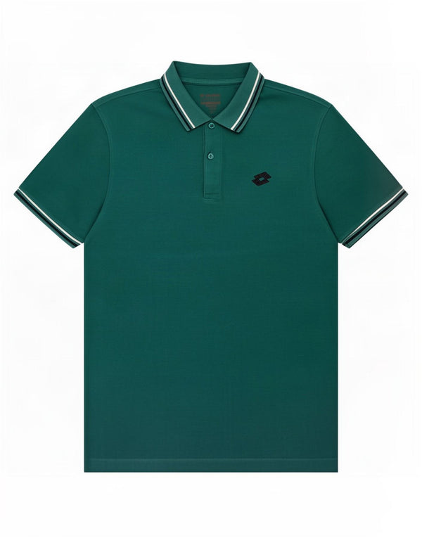 Lotto Mens Polo Shirt Large Green Cotton