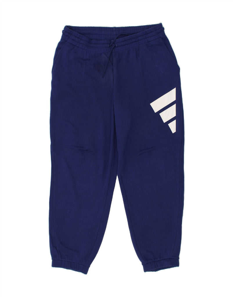 ADIDAS Mens Graphic Tracksuit Trousers Joggers XL Navy Blue Vintage Adidas and Second-Hand Adidas from Messina Hembry 