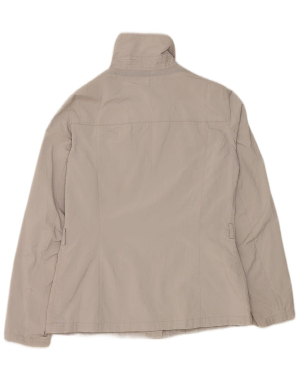 Geox Womens Rain Jacket UK 8 Small Grey Polyester