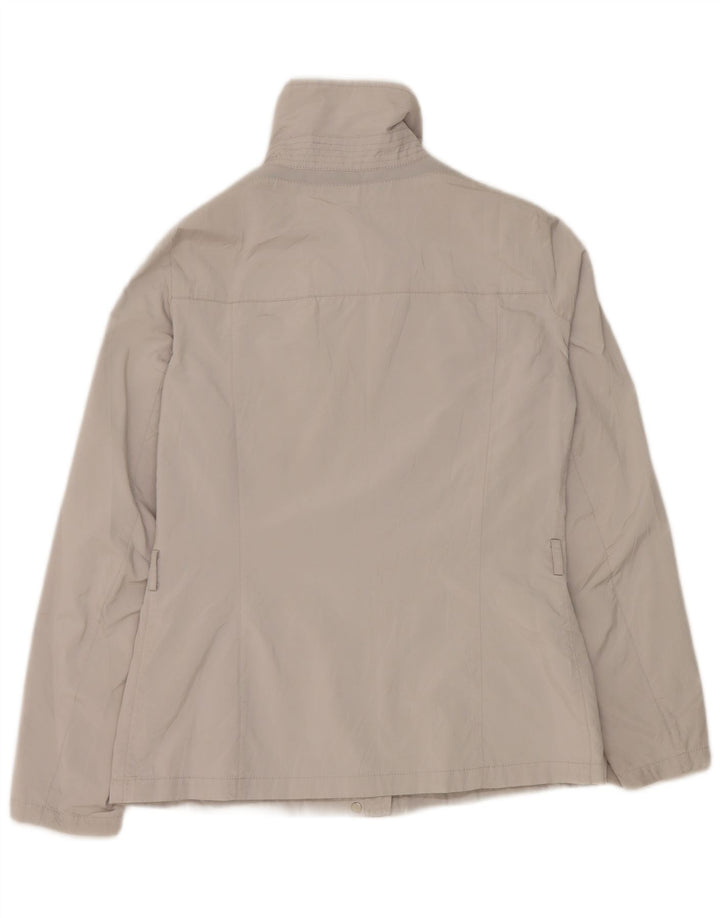 Geox Womens Rain Jacket UK 8 Small Grey Polyester