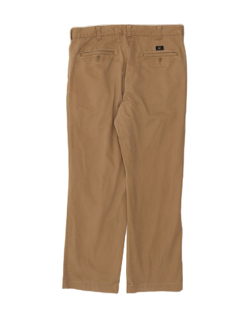 MARKS & SPENCER Mens Pegged Chino Trousers W36 L31 Beige Cotton Vintage Marks & Spencer and Second-Hand Marks & Spencer from Messina Hembry 