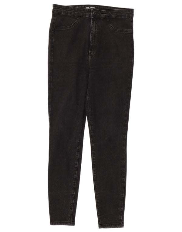 Zara Womens Skinny Jeans EU 42 Large W32 L28 Black