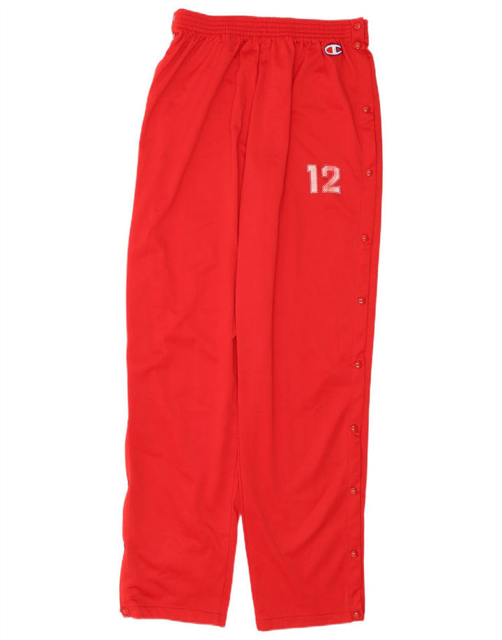 Champion Womens Graphic Tracksuit Trousers UK 20 2XL Red Polyester