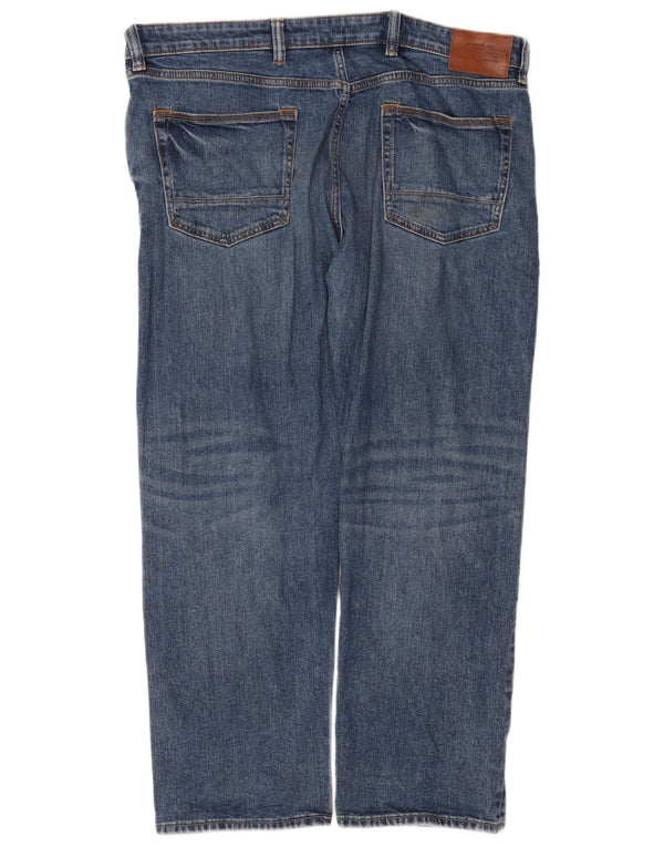 Marks & Spencer Mens Straight Jeans W38 L29 Blue Cotton