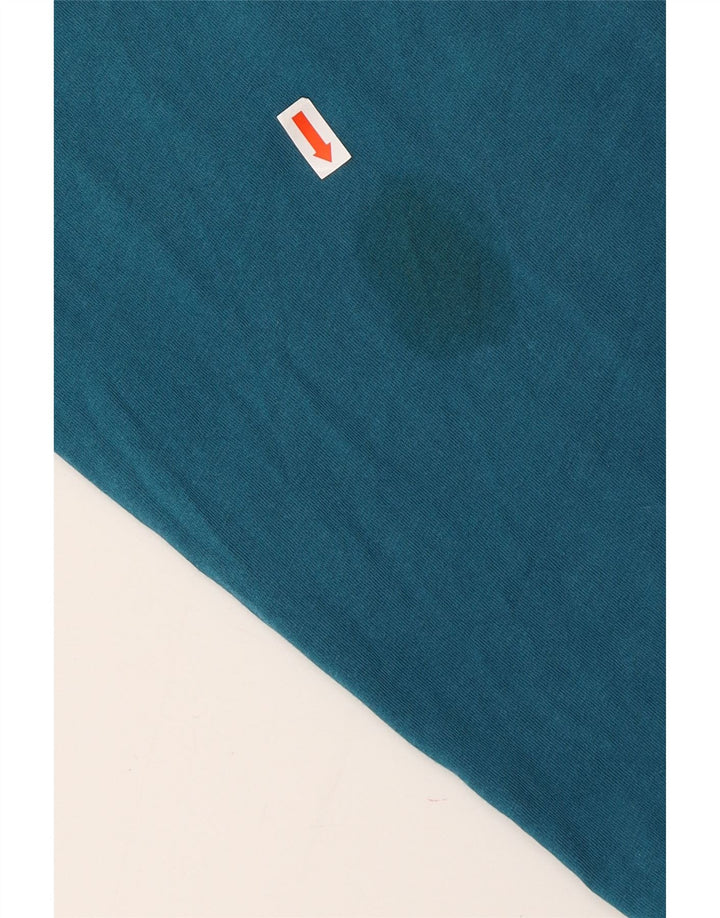 Vans Womens Classic Fit T-Shirt Top UK 10 Small Blue Cotton