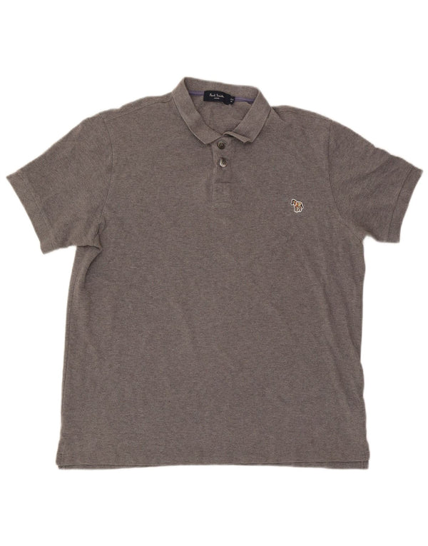 Paul Smith Mens Polo Shirt 2XL Grey Cotton