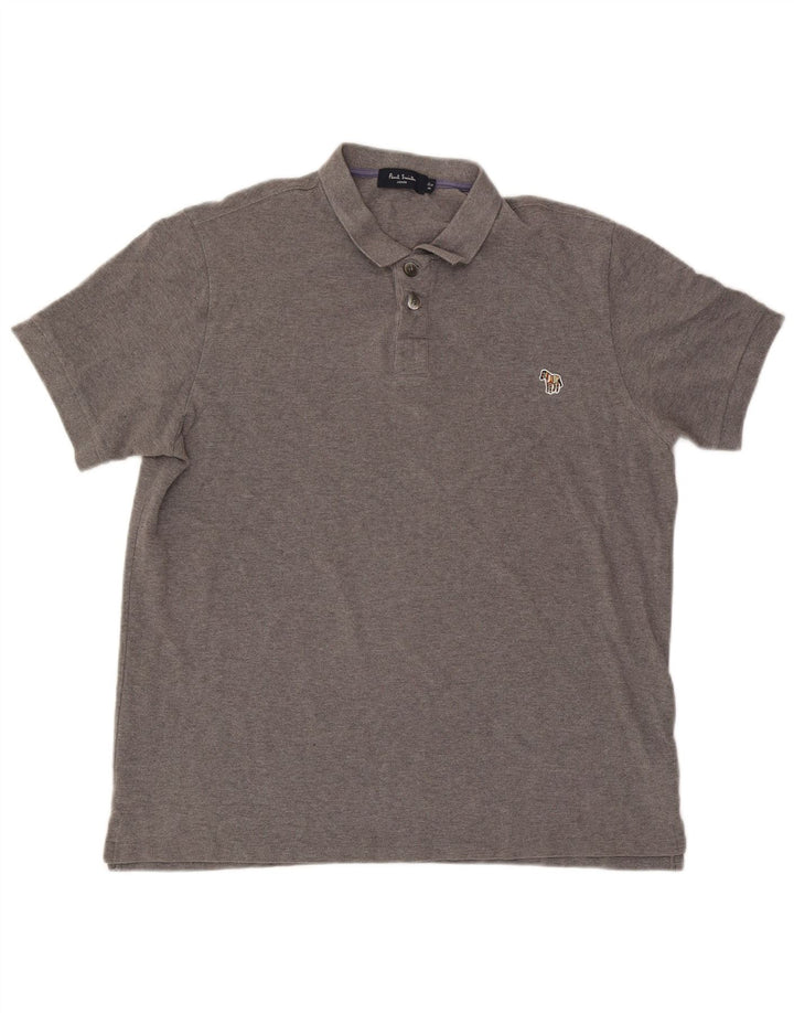 Paul Smith Mens Polo Shirt 2XL Grey Cotton