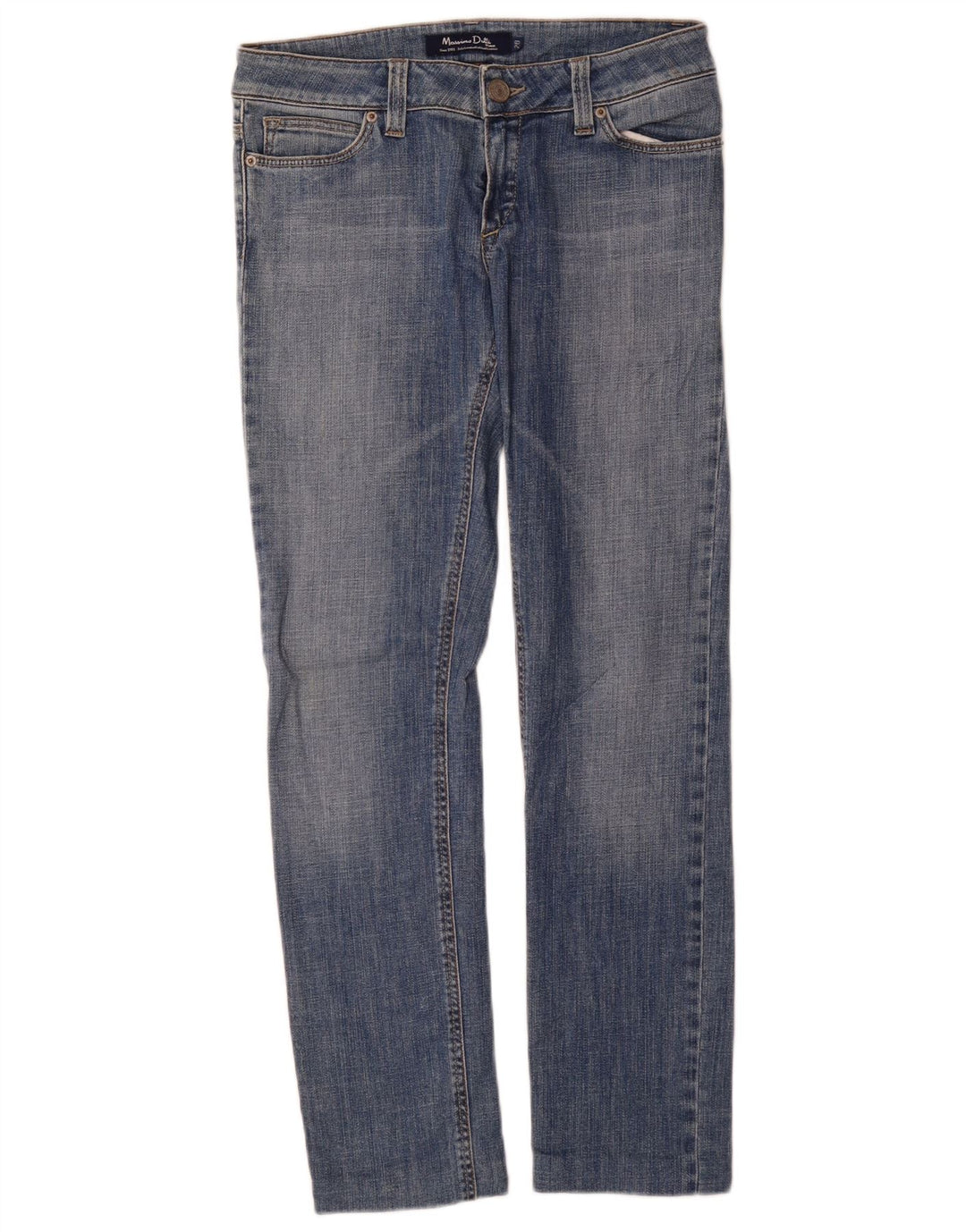 Massimo Dutti Womens Slim Jeans W28 L30 Blue