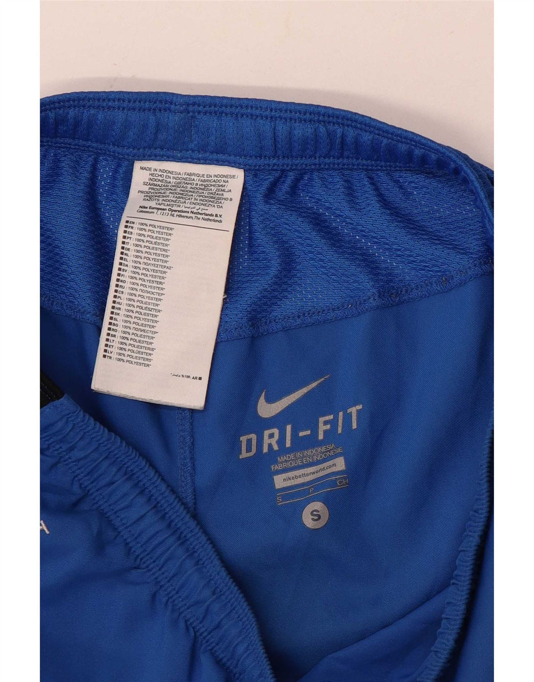 Nike Mens Dri Fit Sport Shorts Small  Blue Colourblock Polyester