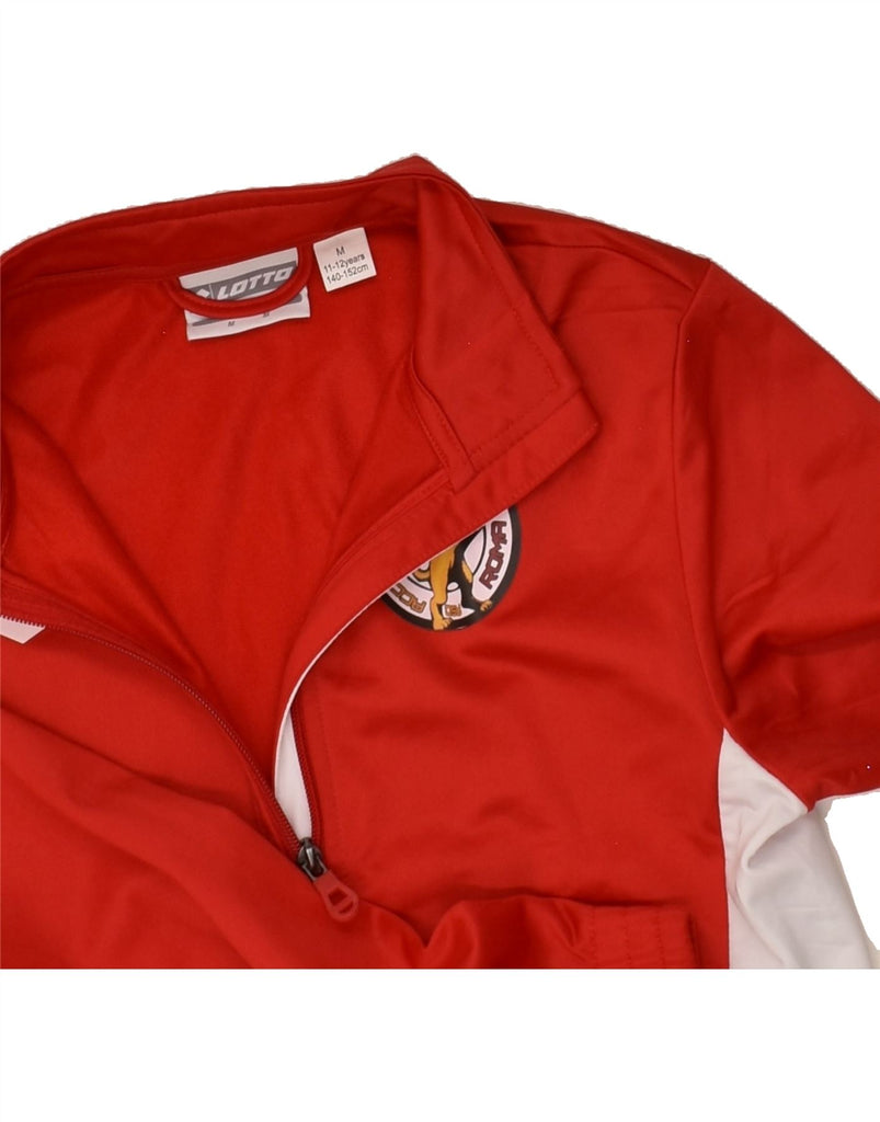 LOTTO Boys Tracksuit Top Jacket 11-12 Years Medium Red Colourblock | Vintage Lotto | Thrift | Second-Hand Lotto | Used Clothing | Messina Hembry 