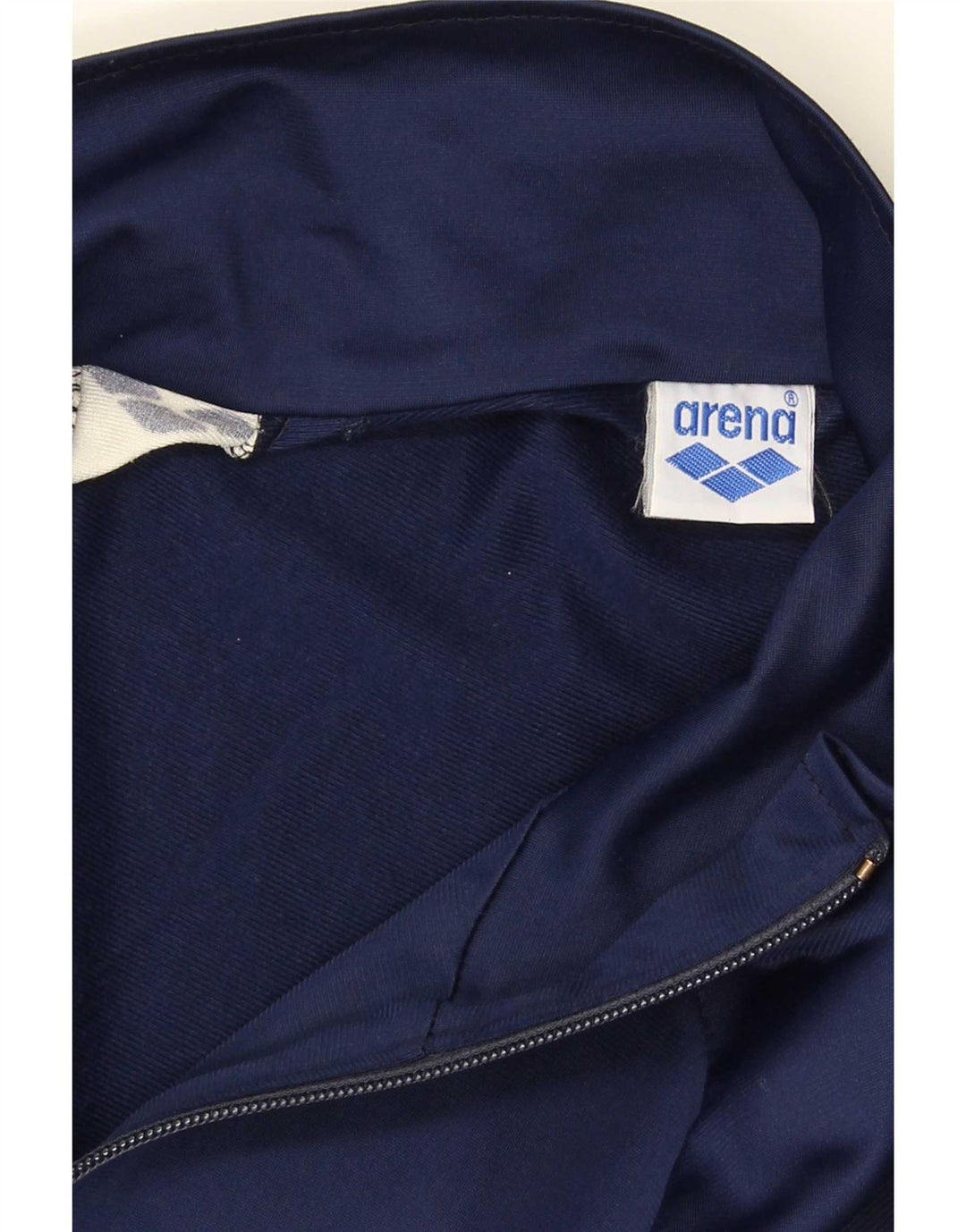 Arena Mens Graphic Tracksuit Top Jacket 2XL Navy Blue Colourblock