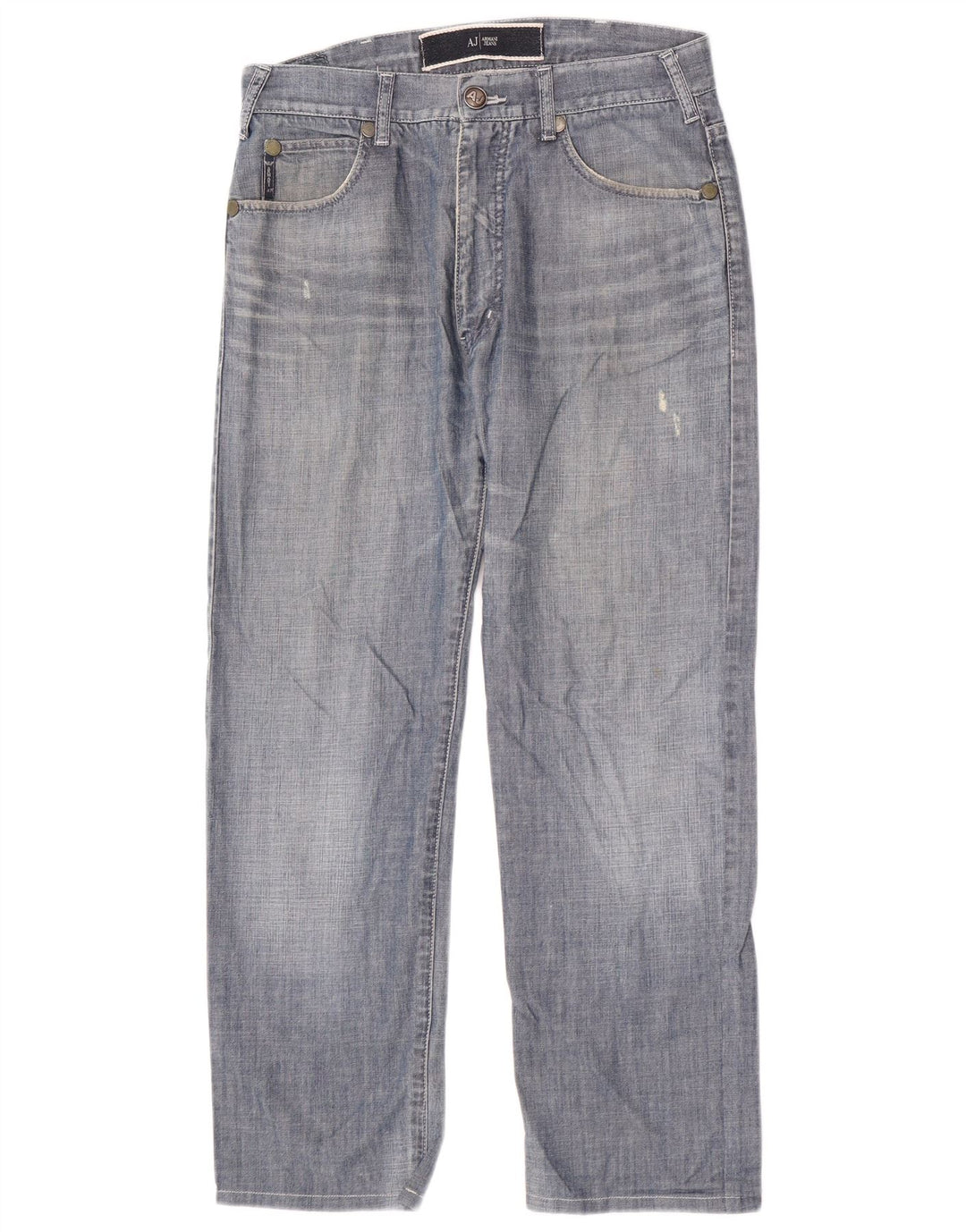 Armani Mens Straight Jeans W31 L28 Blue
