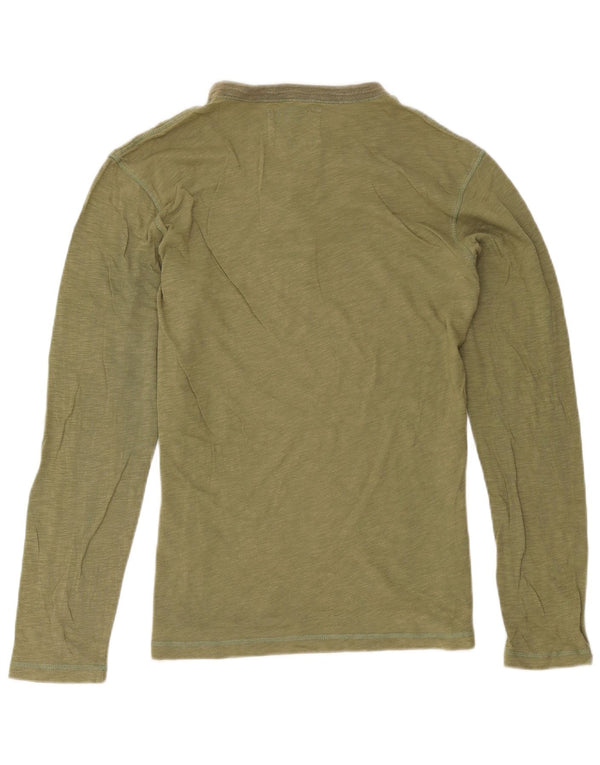Aviazione Navale Mens Top Long Sleeve Medium Khaki Flecked