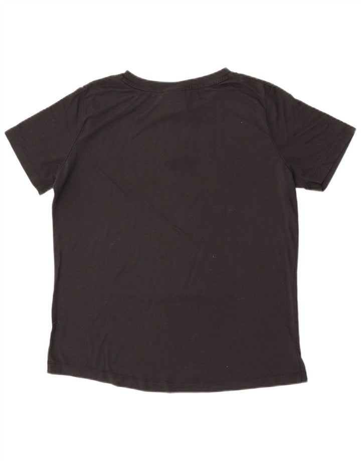 Nike Womens Graphic T-Shirt Top UK 10 Small Black