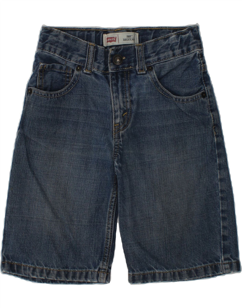 LEVI'S Boys 505 Regular Denim Shorts 6-7 Years W22  Blue Cotton | Vintage Levi's | Thrift | Second-Hand Levi's | Used Clothing | Messina Hembry 