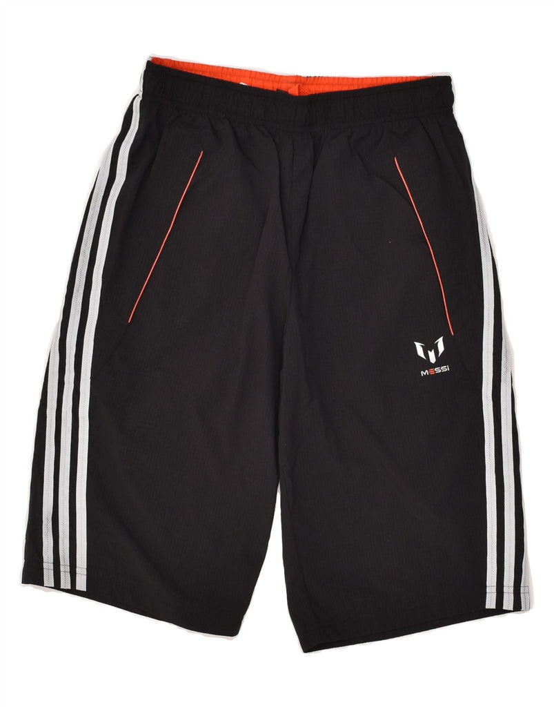 ADIDAS Boys Sport Shorts 13-14 Years Black | Vintage Adidas | Thrift | Second-Hand Adidas | Used Clothing | Messina Hembry 