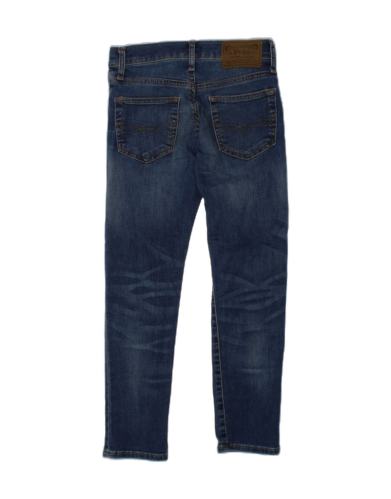 POLO RALPH LAUREN Boys Skinny Jeans 7-8 Years W24 L24 Blue Cotton Vintage Polo Ralph Lauren and Second-Hand Polo Ralph Lauren from Messina Hembry 