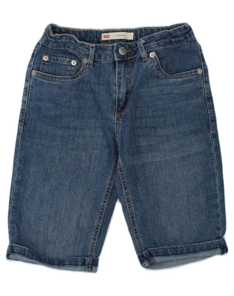 LEVI'S Boys Bermuda Denim Bermuda Shorts 11-12 Years W25 Blue Cotton | Vintage Levi's | Thrift | Second-Hand Levi's | Used Clothing | Messina Hembry 