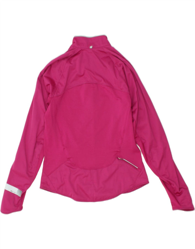 NIKE Womens Tracksuit Top Jacket UK 14  Large Pink Nylon | Vintage Nike | Thrift | Second-Hand Nike | Used Clothing | Messina Hembry 