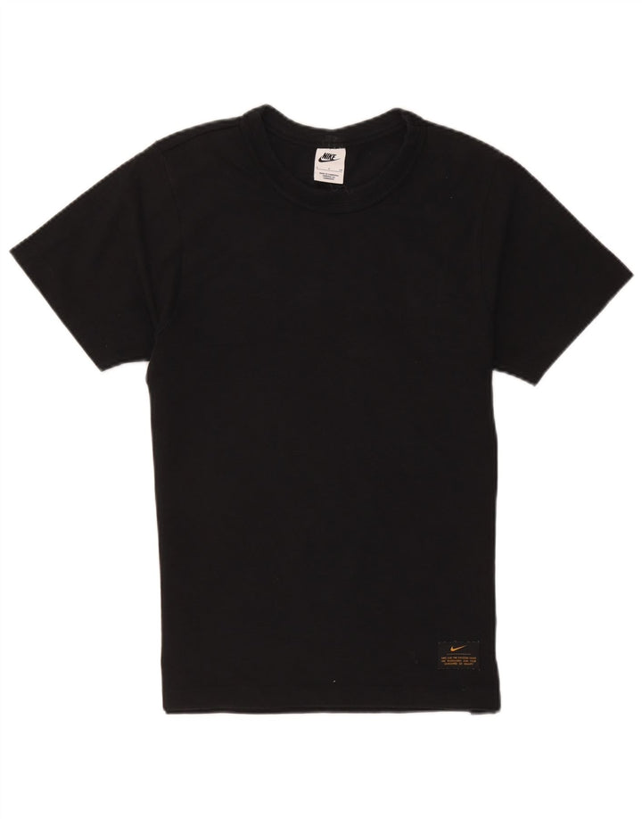 Nike Mens T-Shirt Top Small Black Cotton