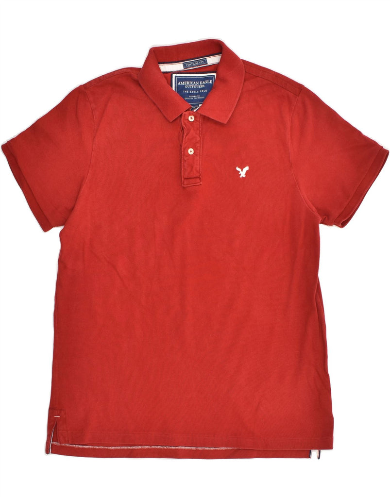 AMERICAN EAGLE Mens Vintage Fit Slim Polo Shirt XL Red Cotton | Vintage American Eagle | Thrift | Second-Hand American Eagle | Used Clothing | Messina Hembry 