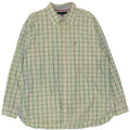 Tommy Hilfiger Mens Shirt 2XL Green Check Cotton