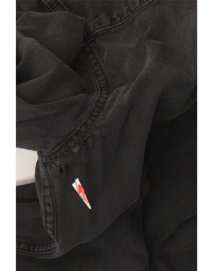 Zara Mens Slim Fit Denim Shirt Medium Black