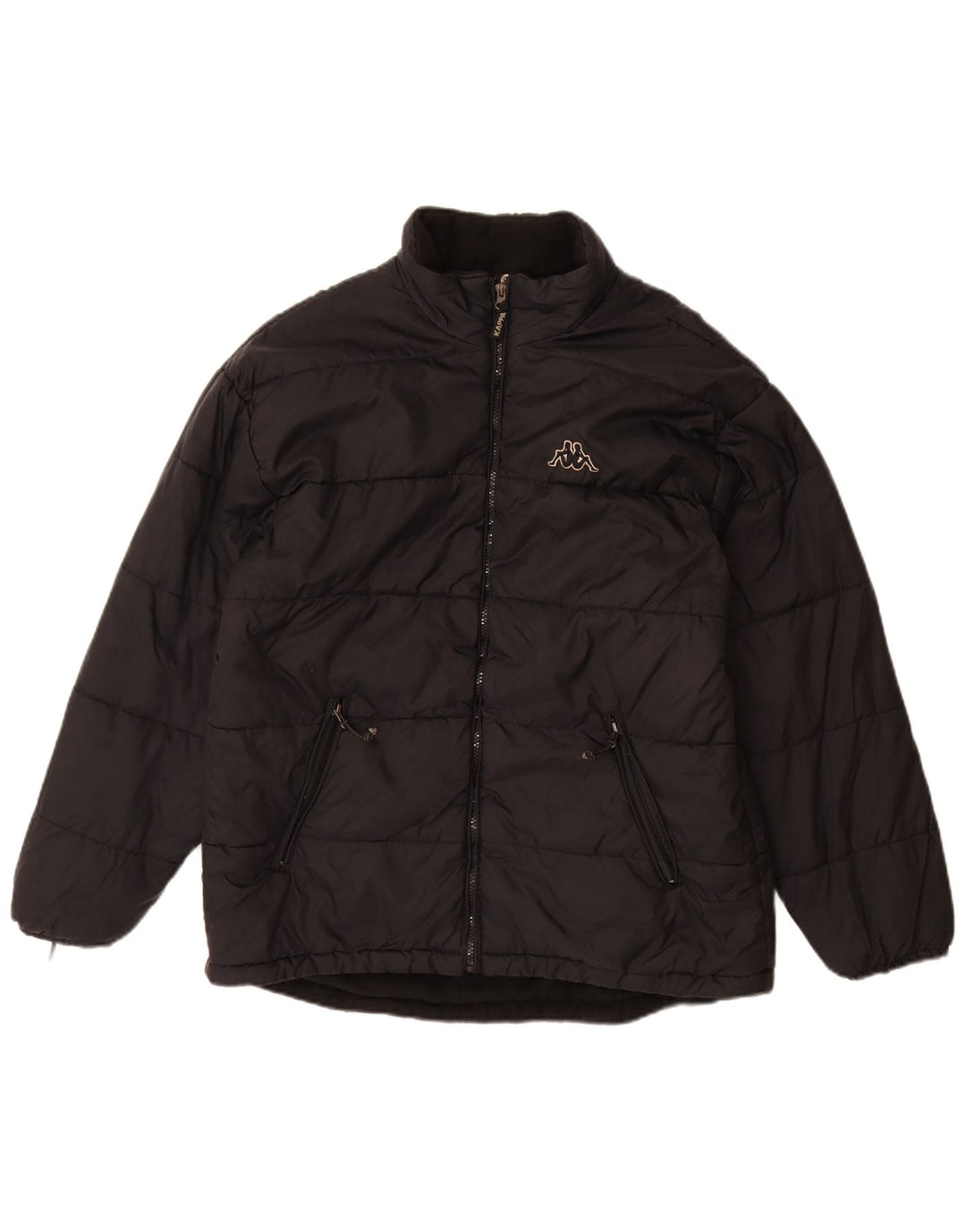 Kappa Mens Padded Jacket UK 40 Large Black Polyamide