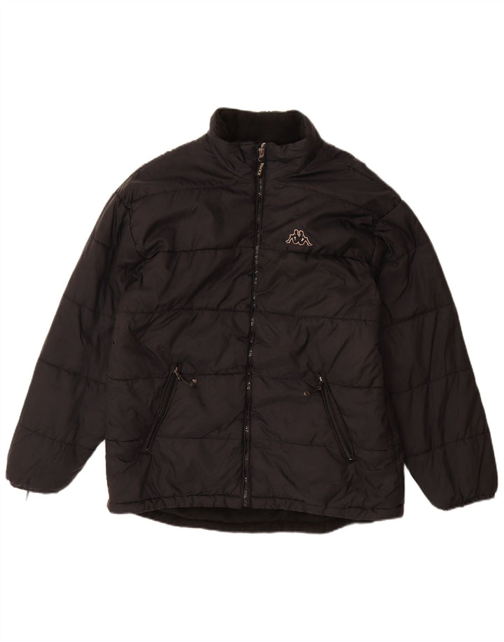 Kappa Mens Padded Jacket UK 40 Large Black Polyamide