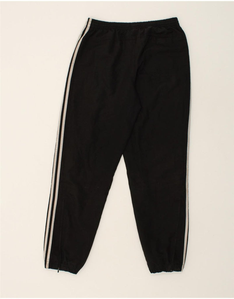 ADIDAS Mens Graphic Tracksuit Trousers Joggers Small Black Polyester | Vintage Adidas | Thrift | Second-Hand Adidas | Used Clothing | Messina Hembry 