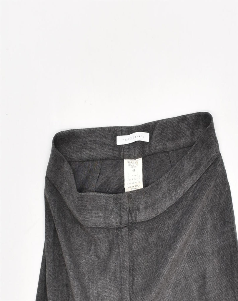 PENNY BLACK Womens Straight Casual Trousers UK 12 Medium W28 L31 Black | Vintage | Thrift | Second-Hand | Used Clothing | Messina Hembry 