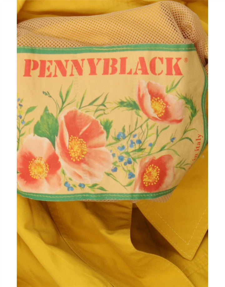 Penny Black Womens Oversized Utility Jacket IT 42 Medium Yellow Cotton