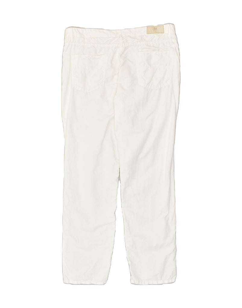 CERRUTI 1881 Mens Slim Casual Trousers W38 L33  White Cotton | Vintage Cerruti 1881 | Thrift | Second-Hand Cerruti 1881 | Used Clothing | Messina Hembry 