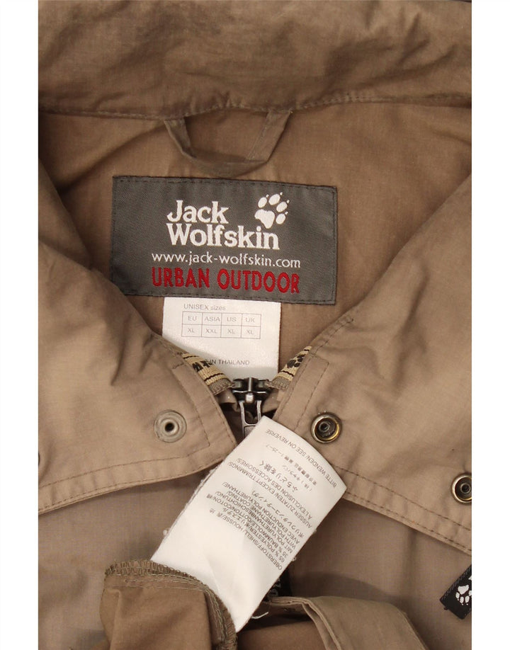 Jack Wolfskin Mens Utility Jacket UK 42 XL Khaki Polyester