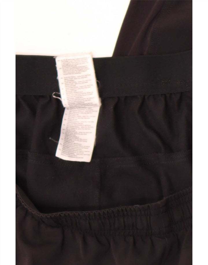 Adidas Womens Bermuda Sport Shorts UK 20 2XL Black Polyester