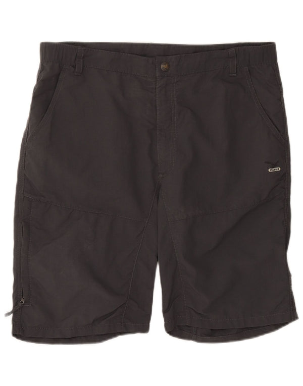 SALEWA Mens Cargo Shorts IT 52 XL W38 Grey Polyamide