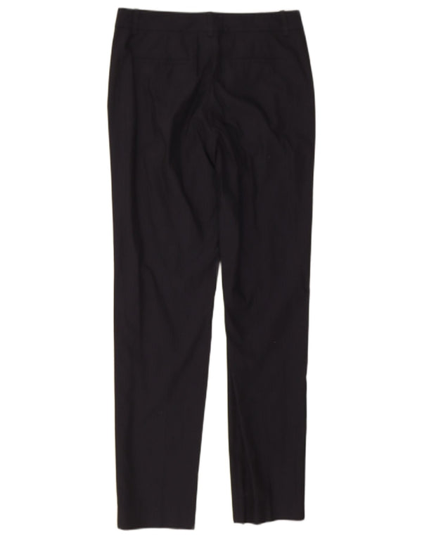 Massimo Dutti Womens Suit Trousers EU 36 XS W26 L29 Navy Blue Pinstripe