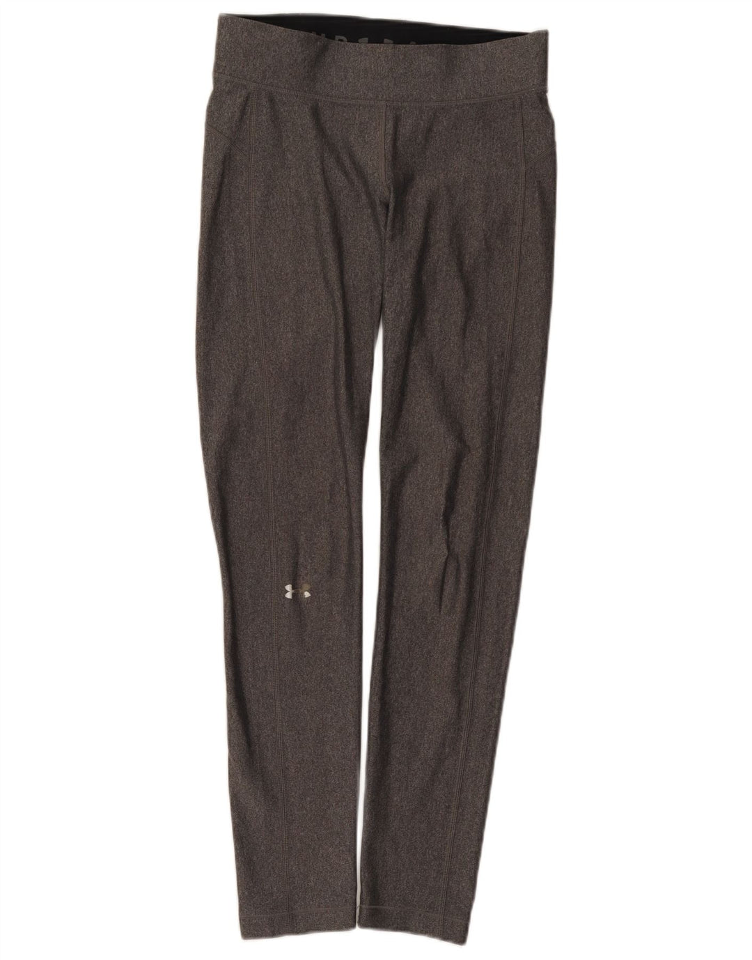 Under Armour Womens Heat Gear Leggings UK 12 Medium  Grey Flecked