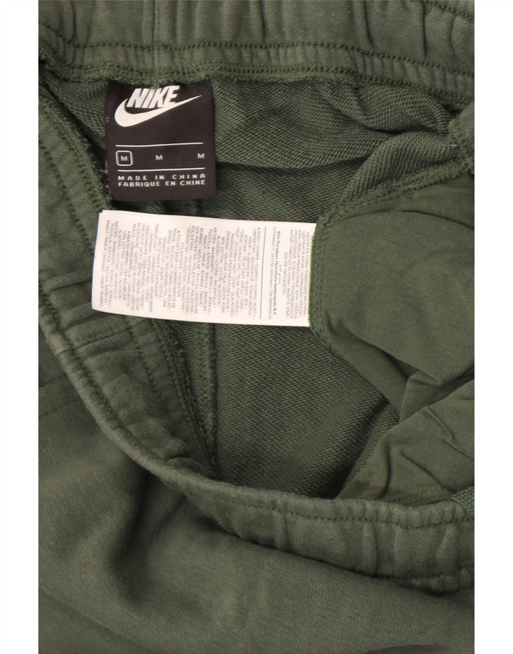 Nike Mens Cargo Tracksuit Trousers Joggers Medium Green Cotton