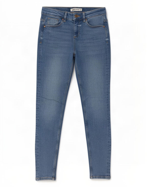 Zara Womens Skinny Jeans EU 36 XS W26 L27 Blue Cotton