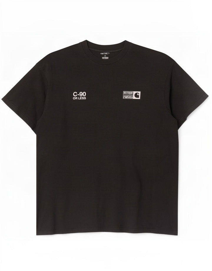 Carhartt Mens Graphic T-Shirt Top XL Black Cotton