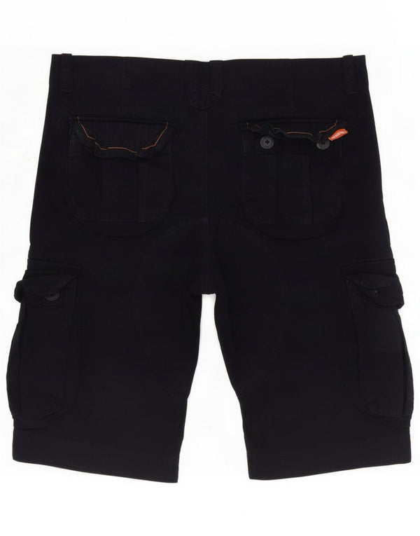 Superdry Mens Cargo Shorts Medium W32 Navy Blue Cotton