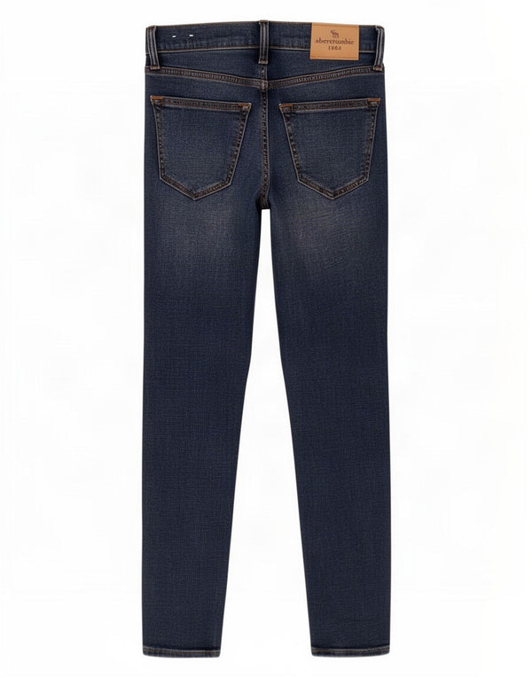 Abercrombie & Fitch Boys Distressed Skinny Jeans 13-14 Years W28 L26 Blue