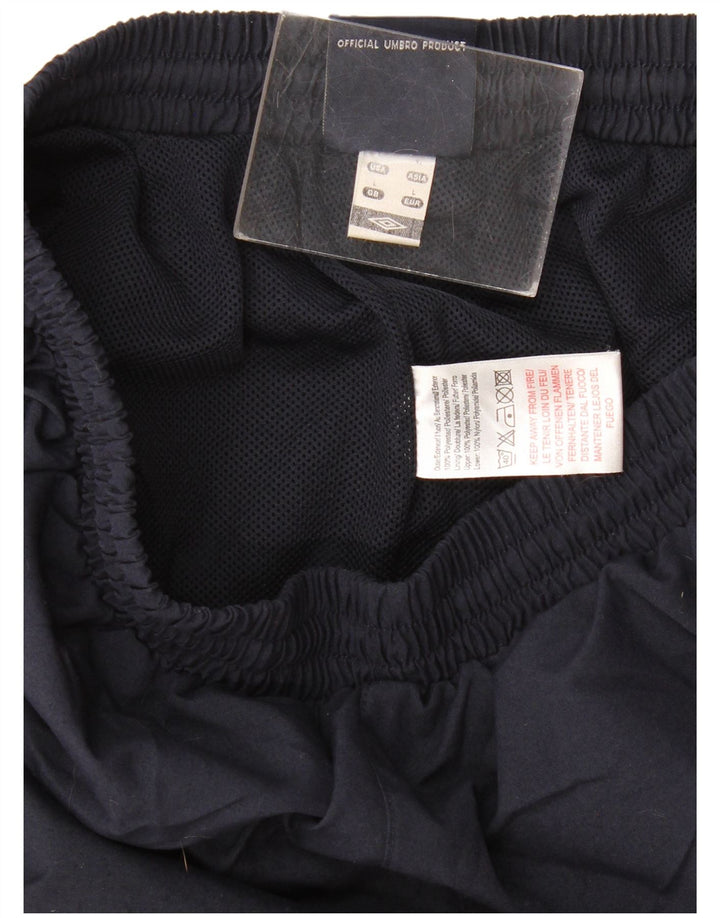 Umbro Mens Tracksuit Trousers Joggers Large  Navy Blue Polyester