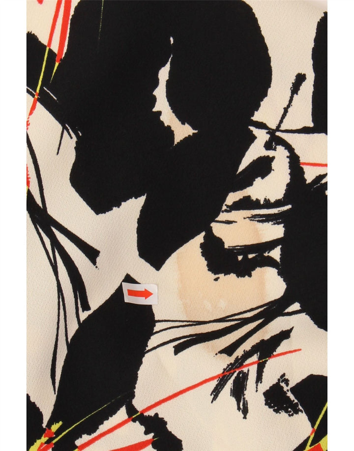 WAREHOUSE Womens A-Line Skirt UK 6 XS W25  Off White Floral Polyester