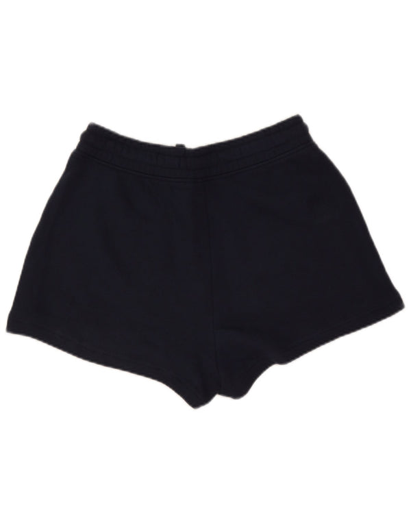 Tommy Hilfiger Womens Graphic Sport Shorts UK 8 Small Navy Blue Cotton