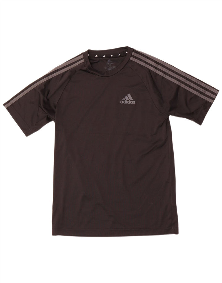 Adidas Mens Aeroready T-Shirt Top XS Black Polyester